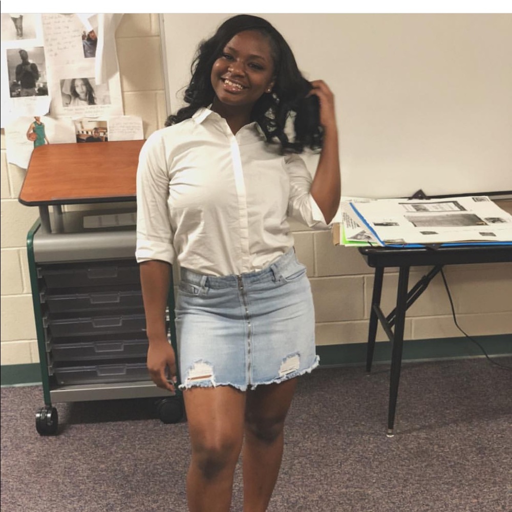 Blue Jean Skirt